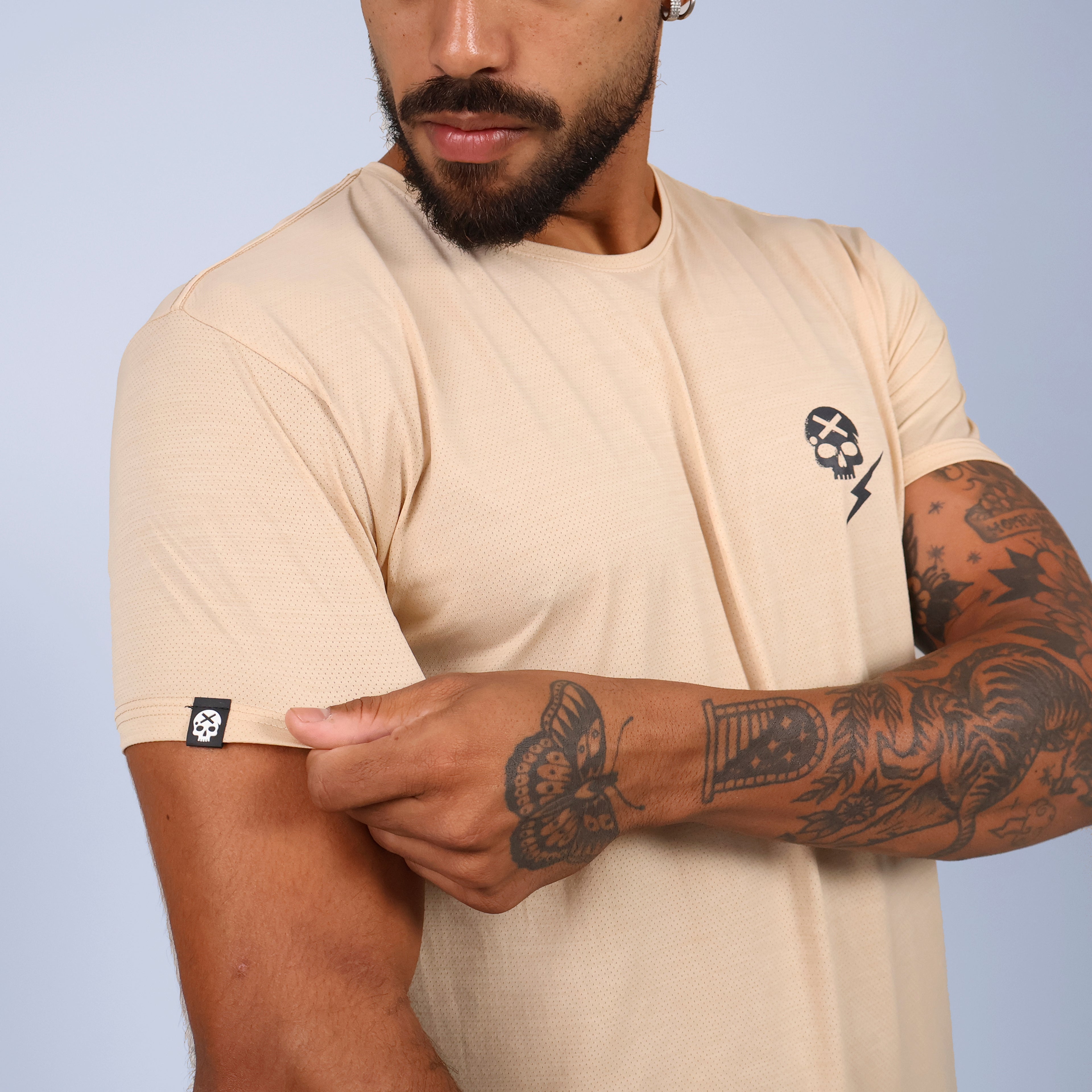 Camisa Skull Crazy - Pinhão Extra