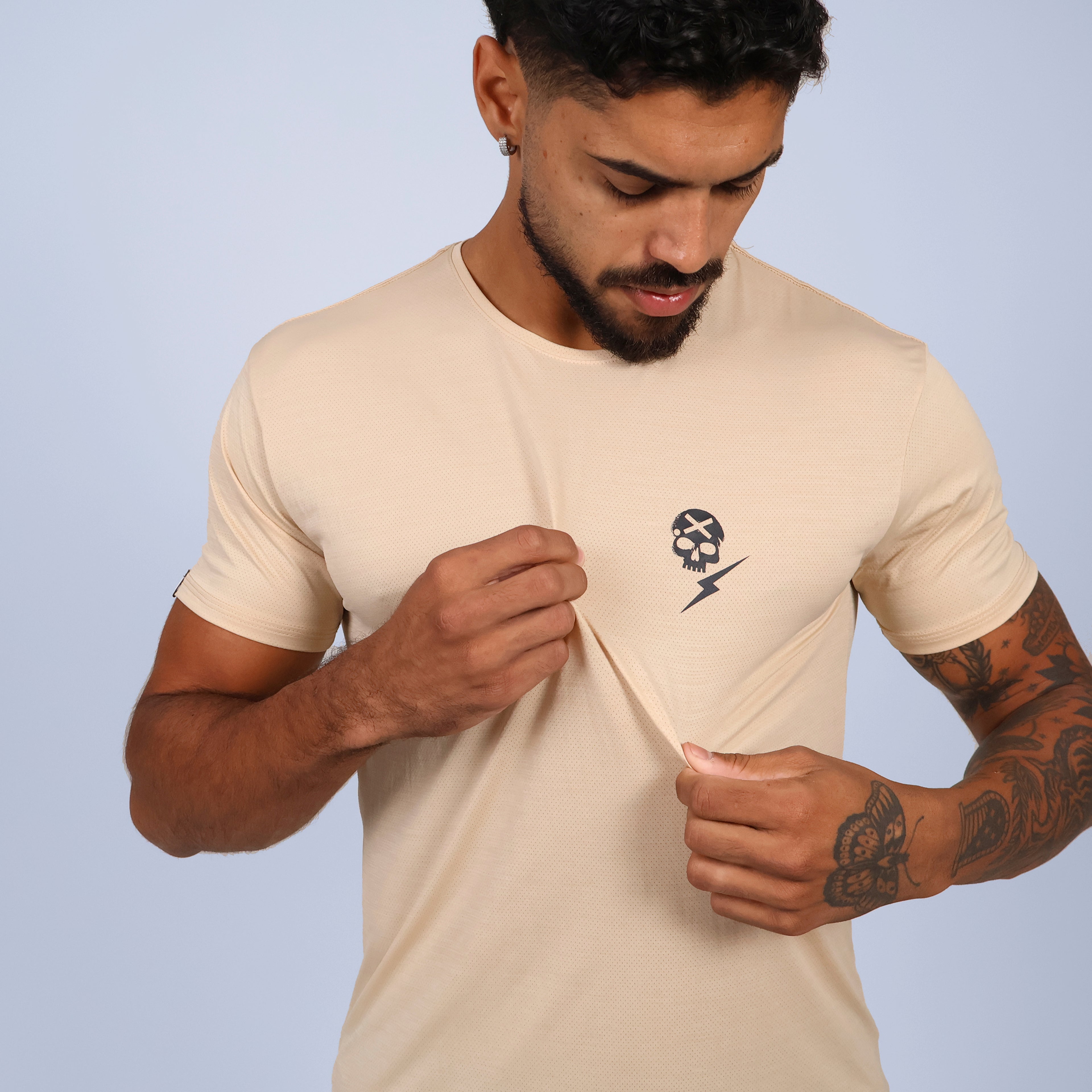 Camisa Skull Crazy - Pinhão Extra