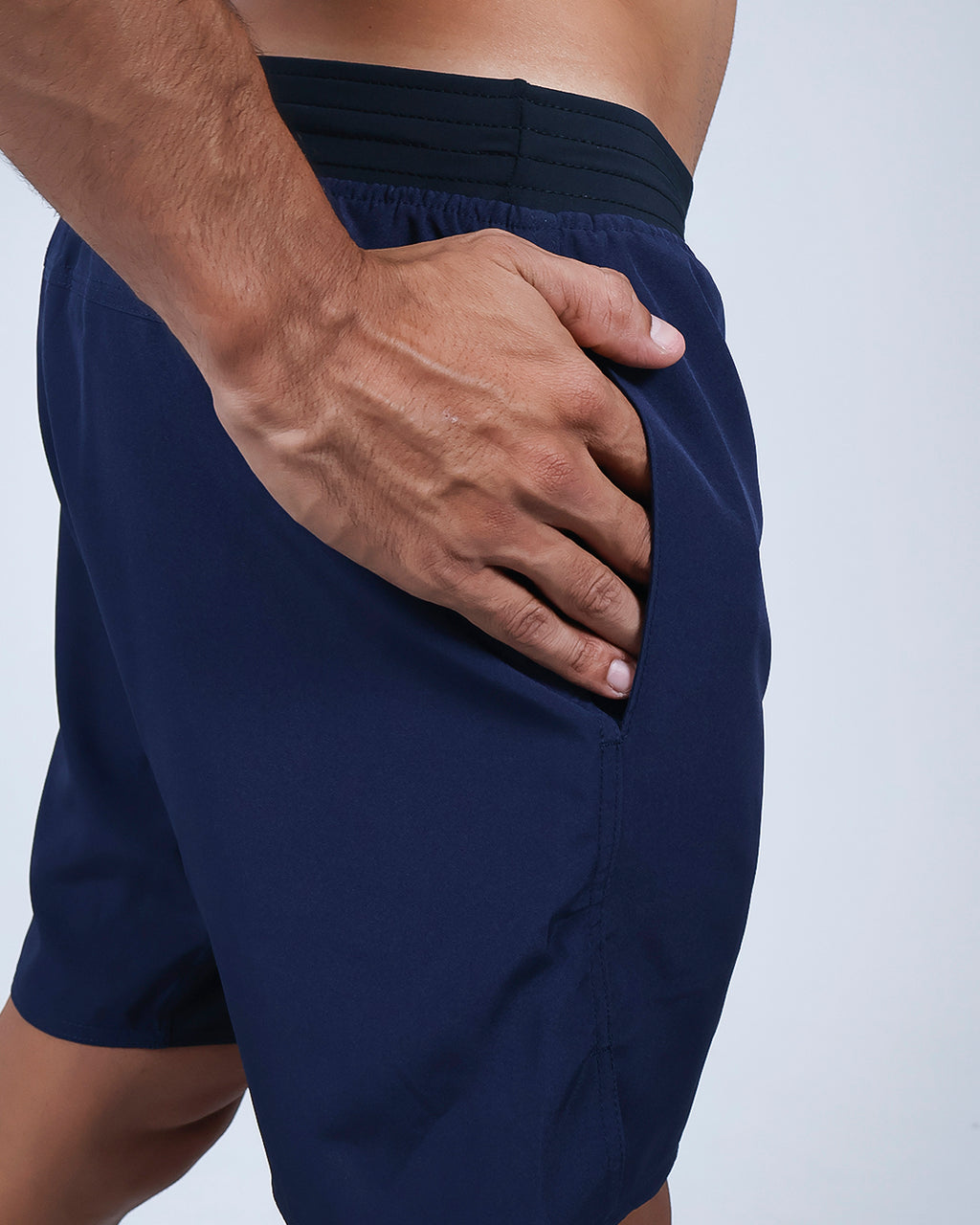 Short Masc c/ Short Térmico - Marinho