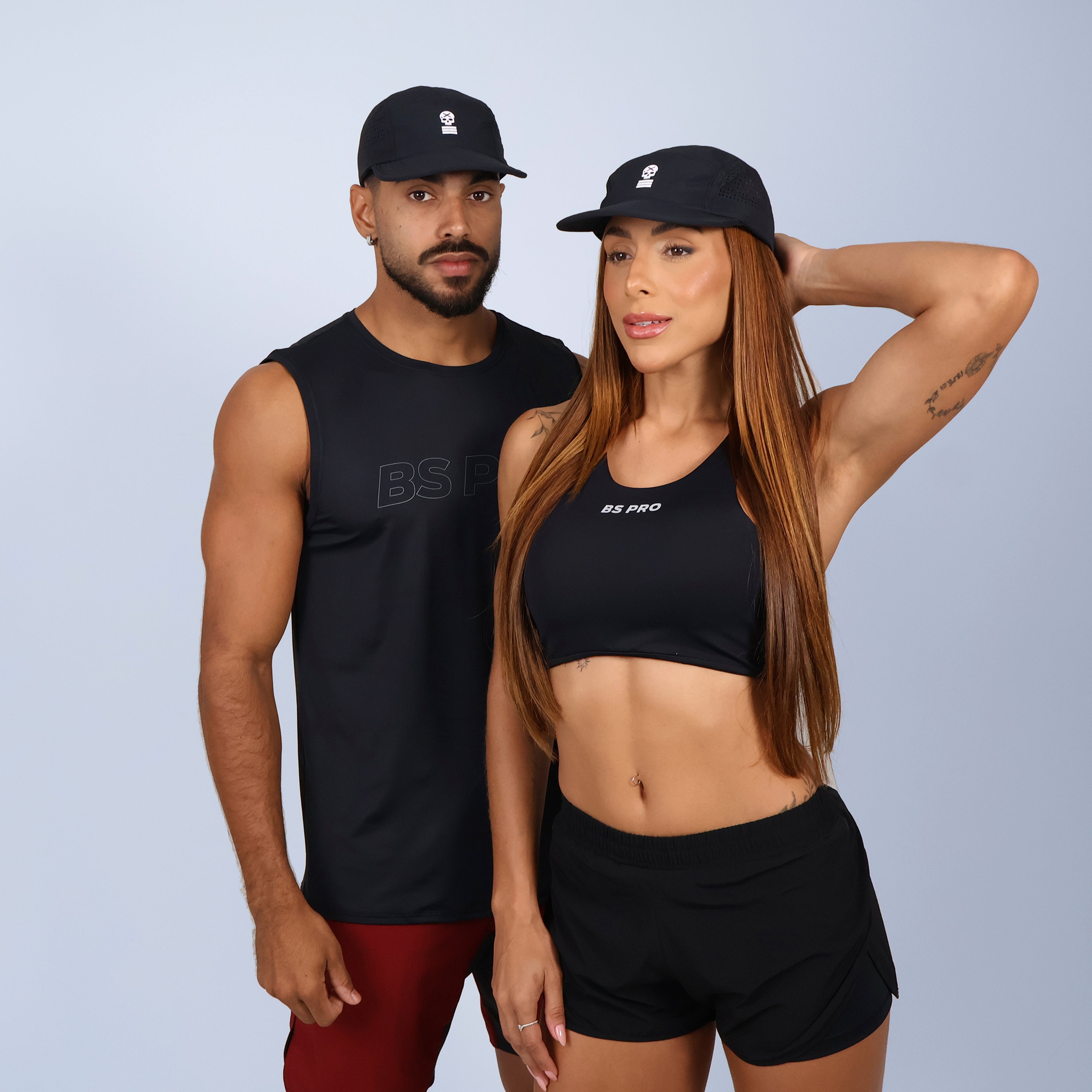 Boné Running Unissex - Preto