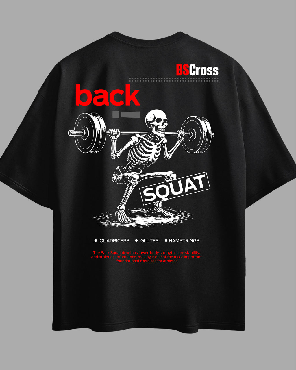 Oversized Exclusive - Back Squat Style Preta