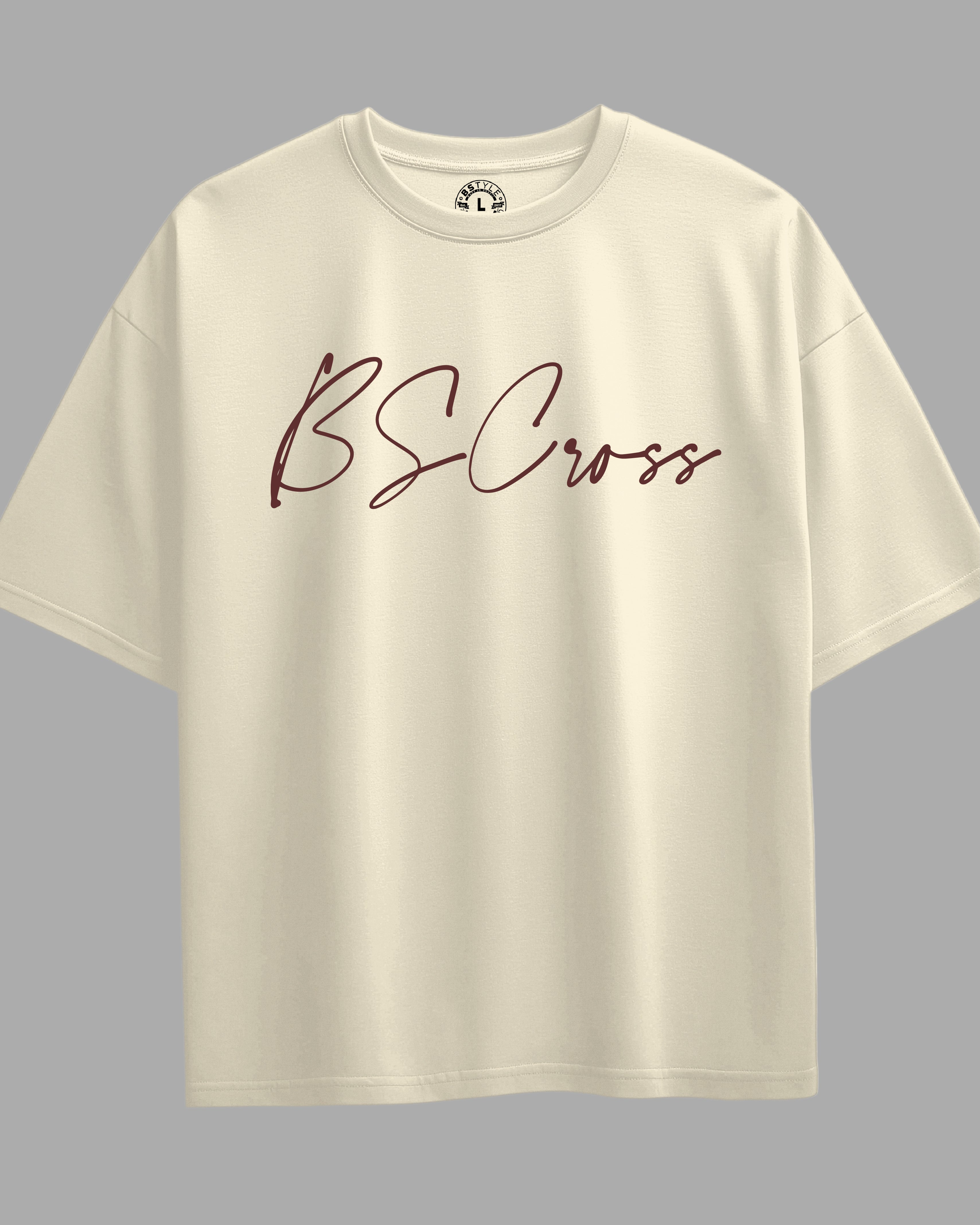 Oversized Exclusive - Signature Off White