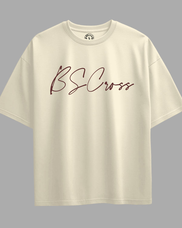 Oversized Exclusive - Signature Off White