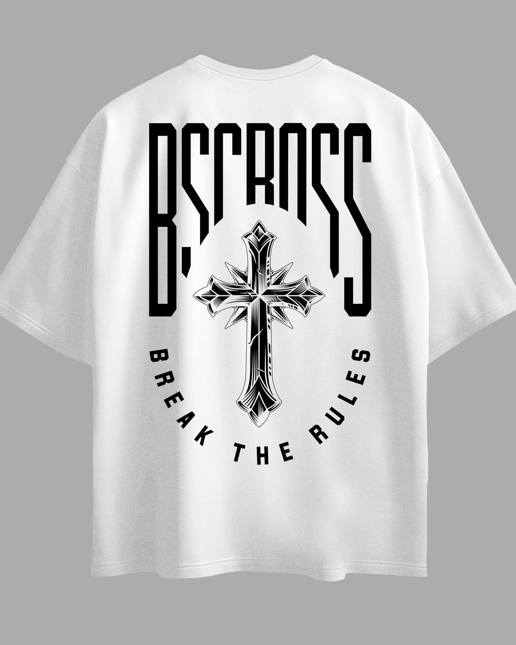 Oversized Exclusive - Cross Diamond Branca