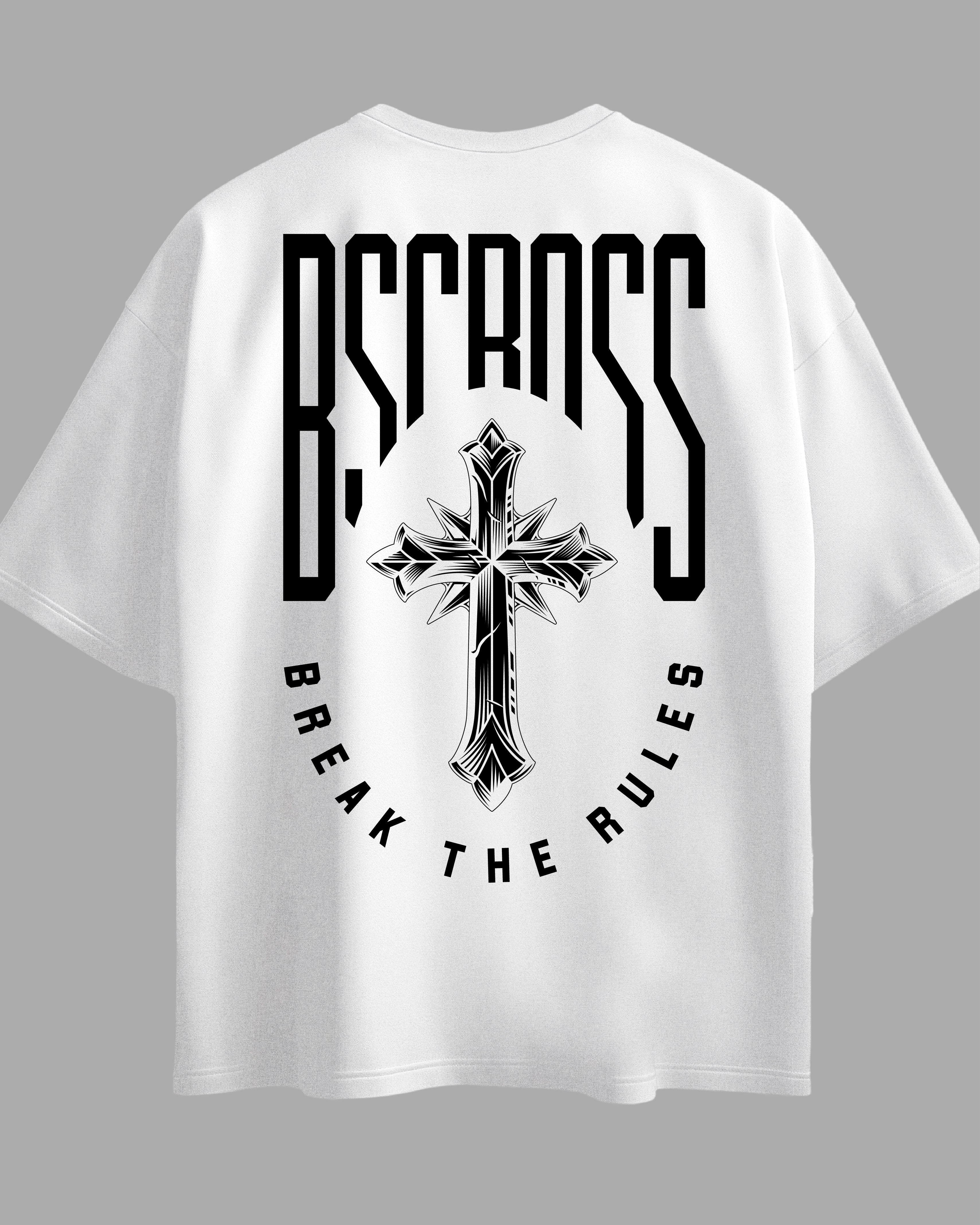 Oversized Exclusive - Cross Diamond Branca
