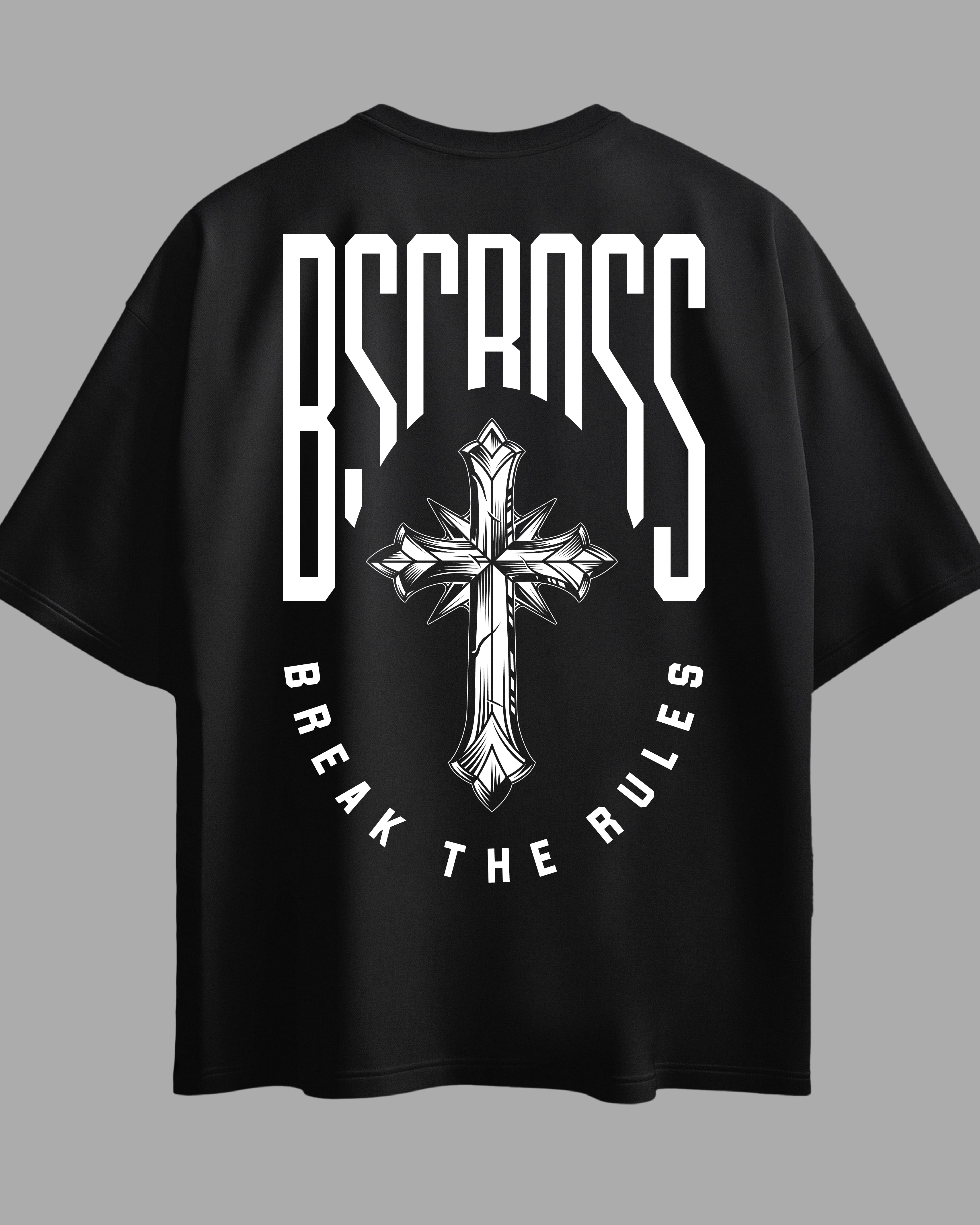 Oversized Exclusive - Cross Diamond Preta