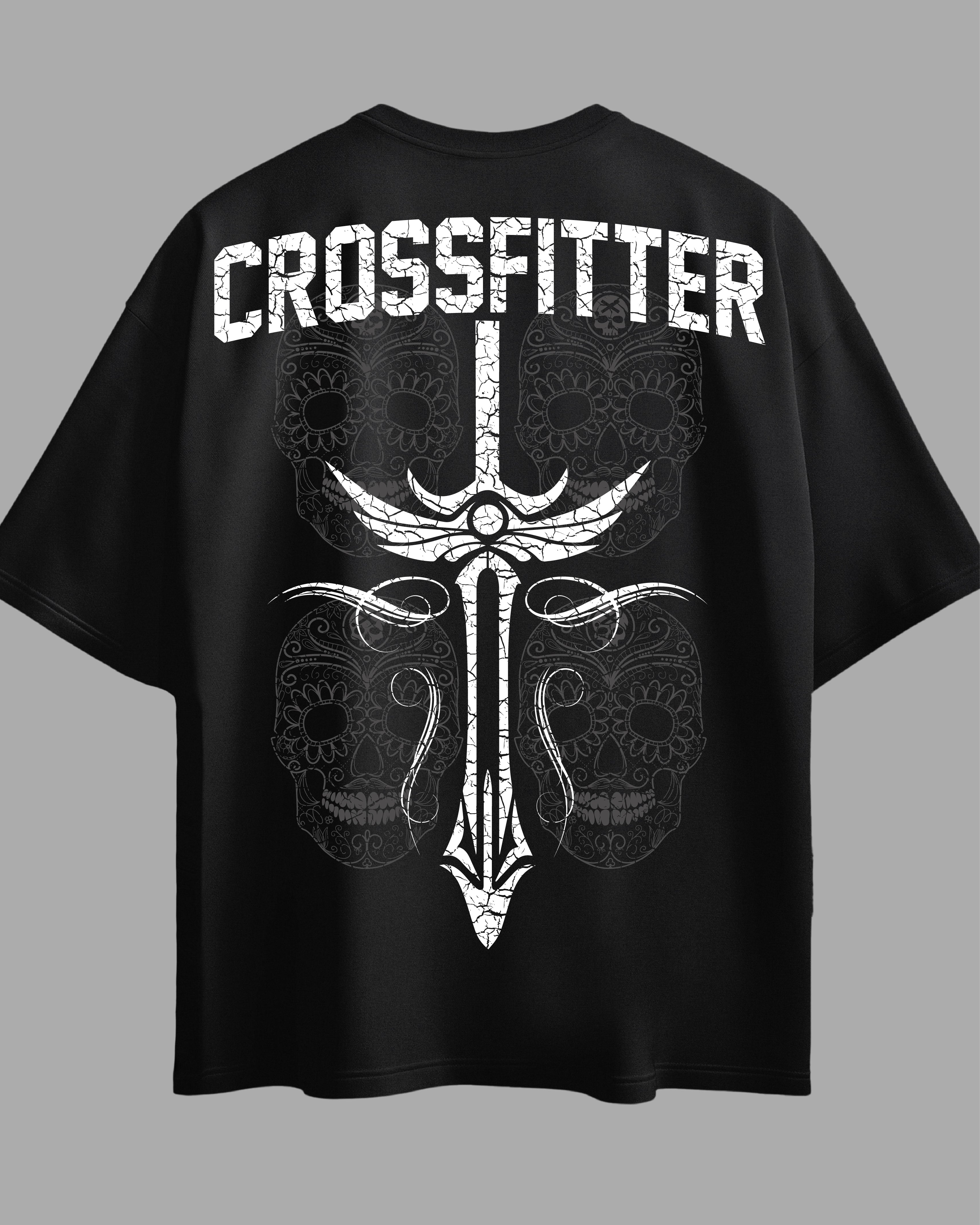 Oversized Exclusive - Crossfitter Mexican Skulls Preta