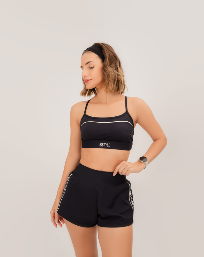 Top Frente Única c/ Debrum - Preto