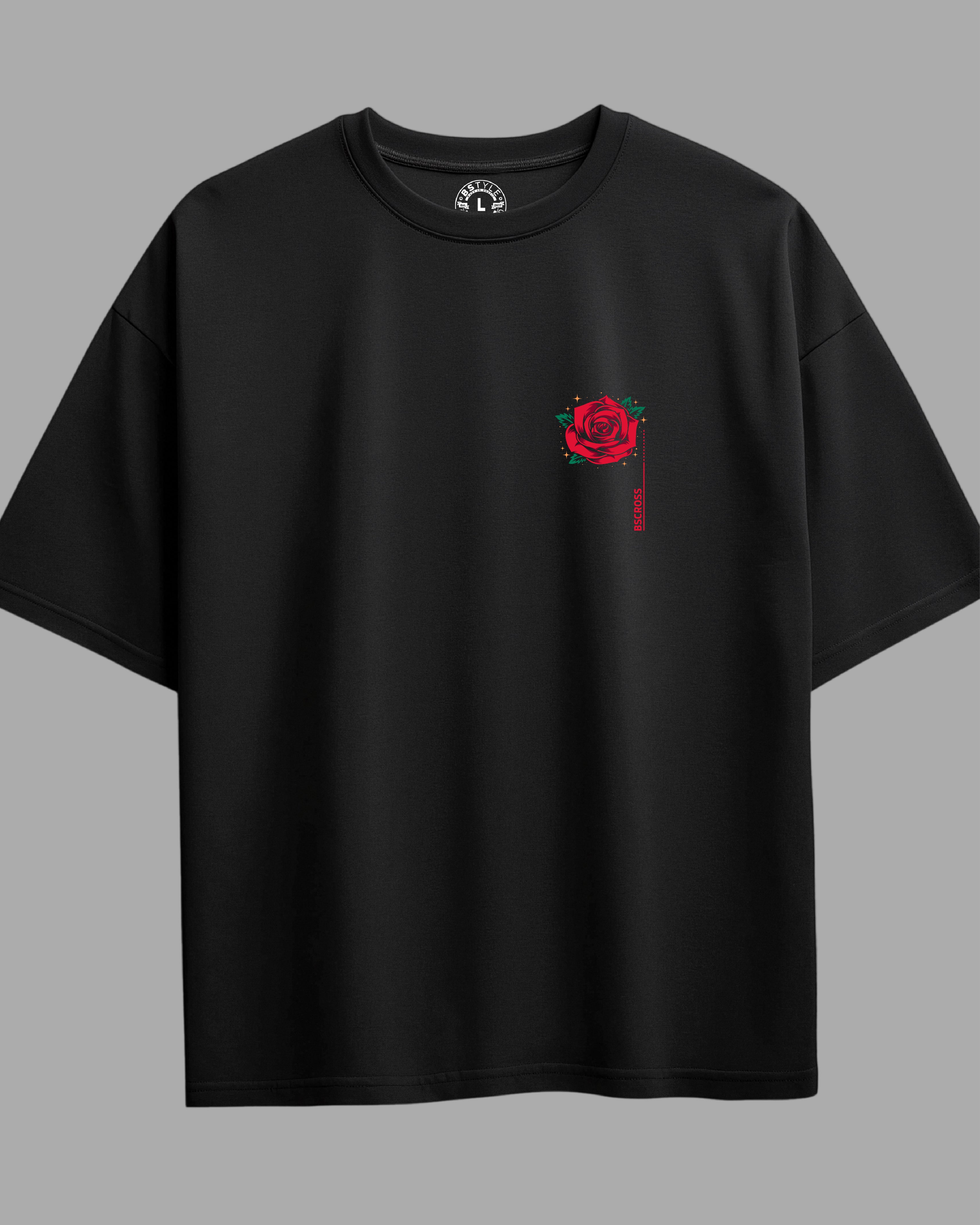 Oversized Exclusive - Flower Hand Back Preta