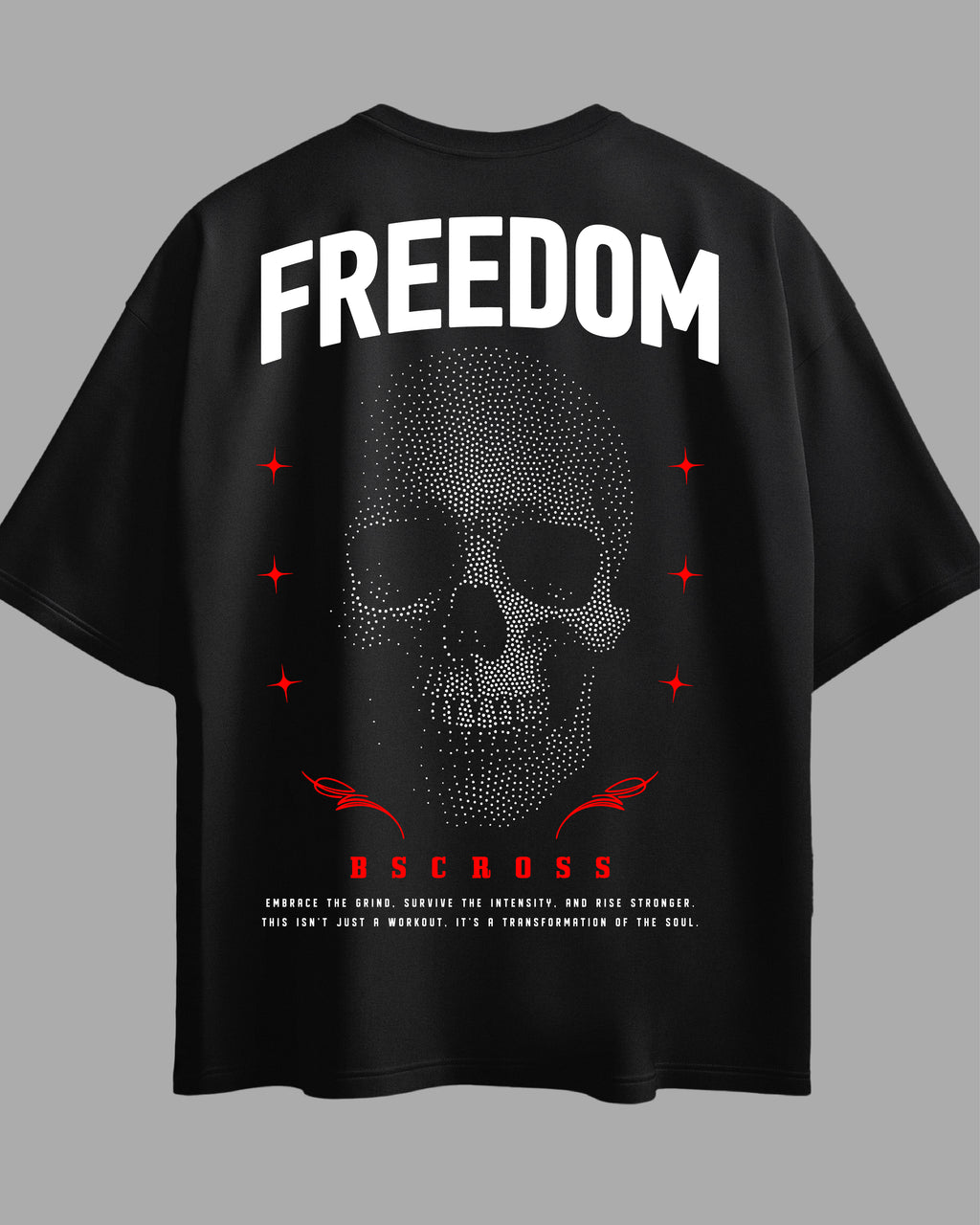 Oversized Exclusive - Freedom Skull Preta