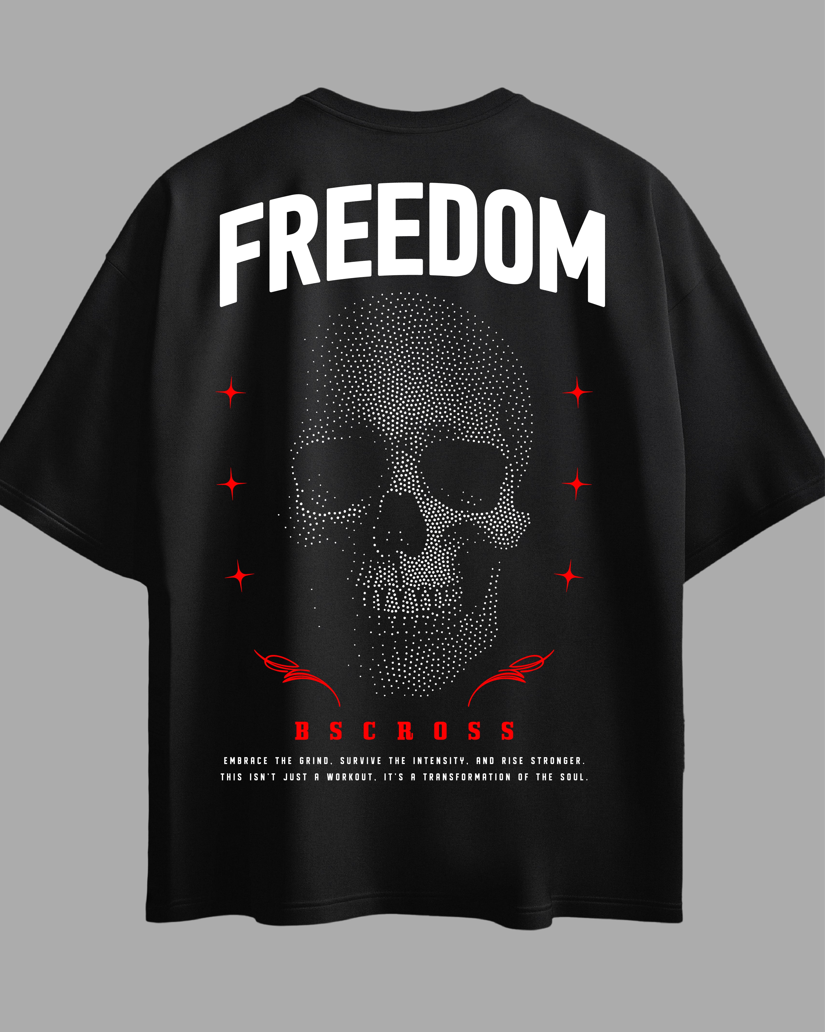 Oversized Exclusive - Freedom Skull Preta