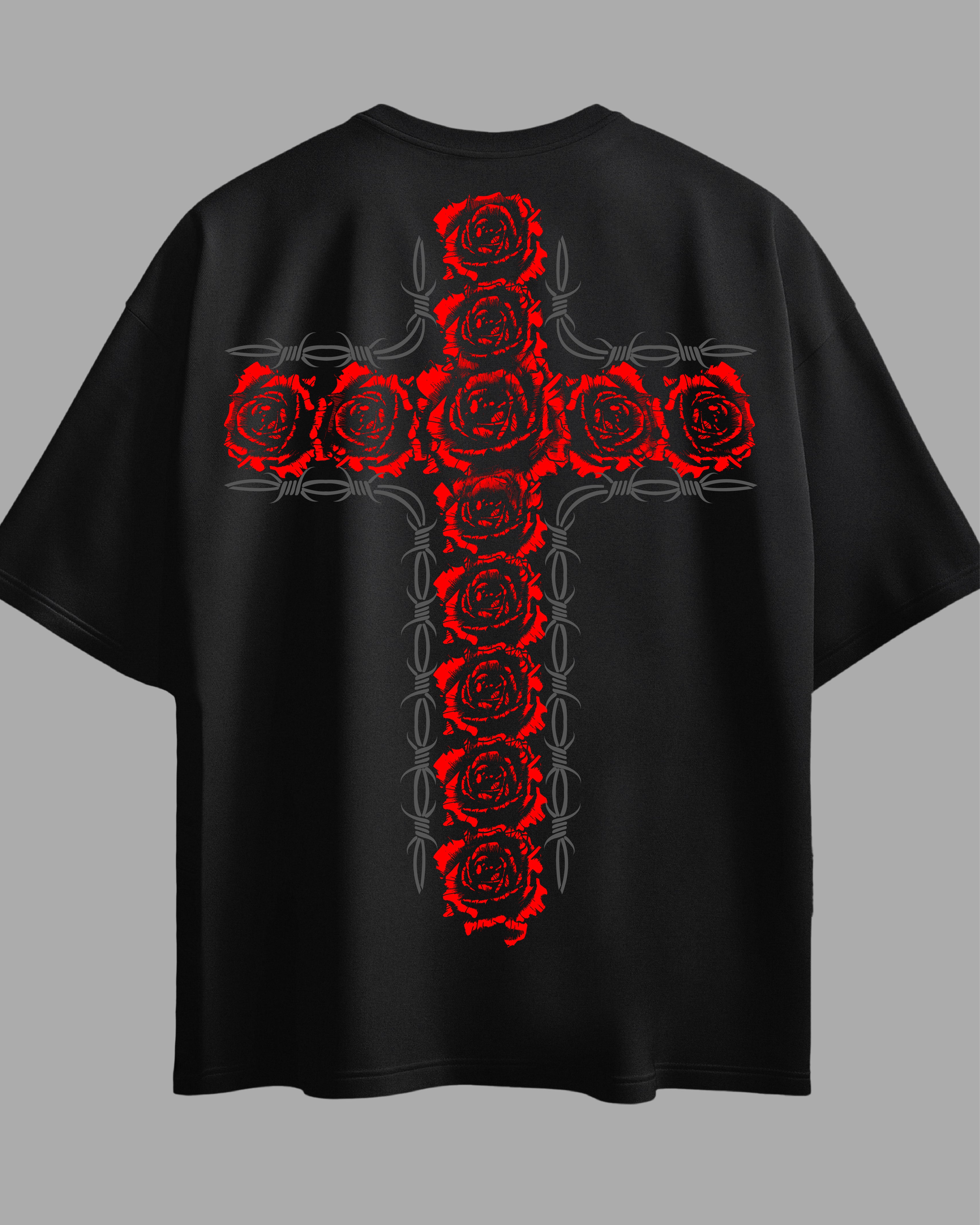 Oversized Exclusive - God Flowers Preta