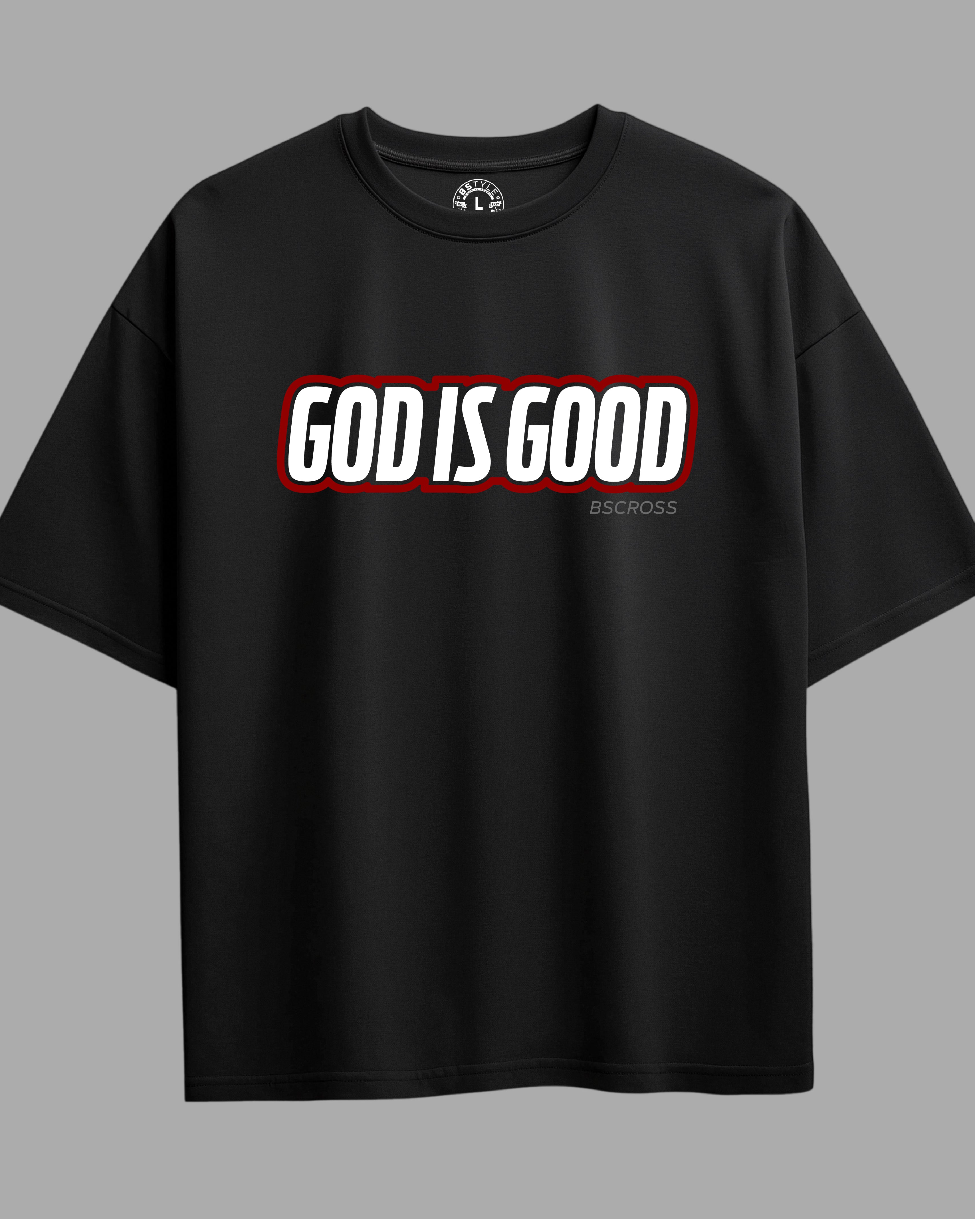 Oversized Exclusive - God is Good Preta
