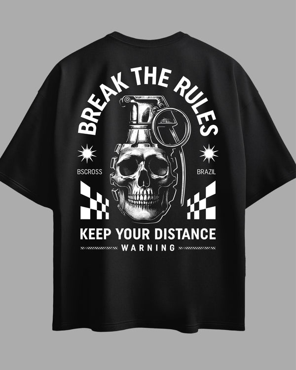 Oversized Exclusive - Grenade Skull Preta