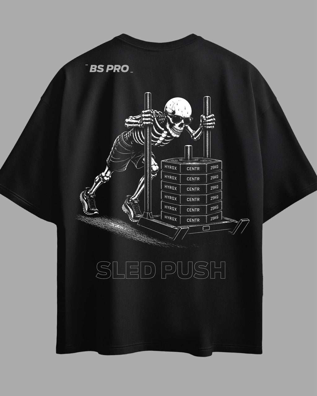 Oversized Exclusive - Hybrid Sled Push Preta
