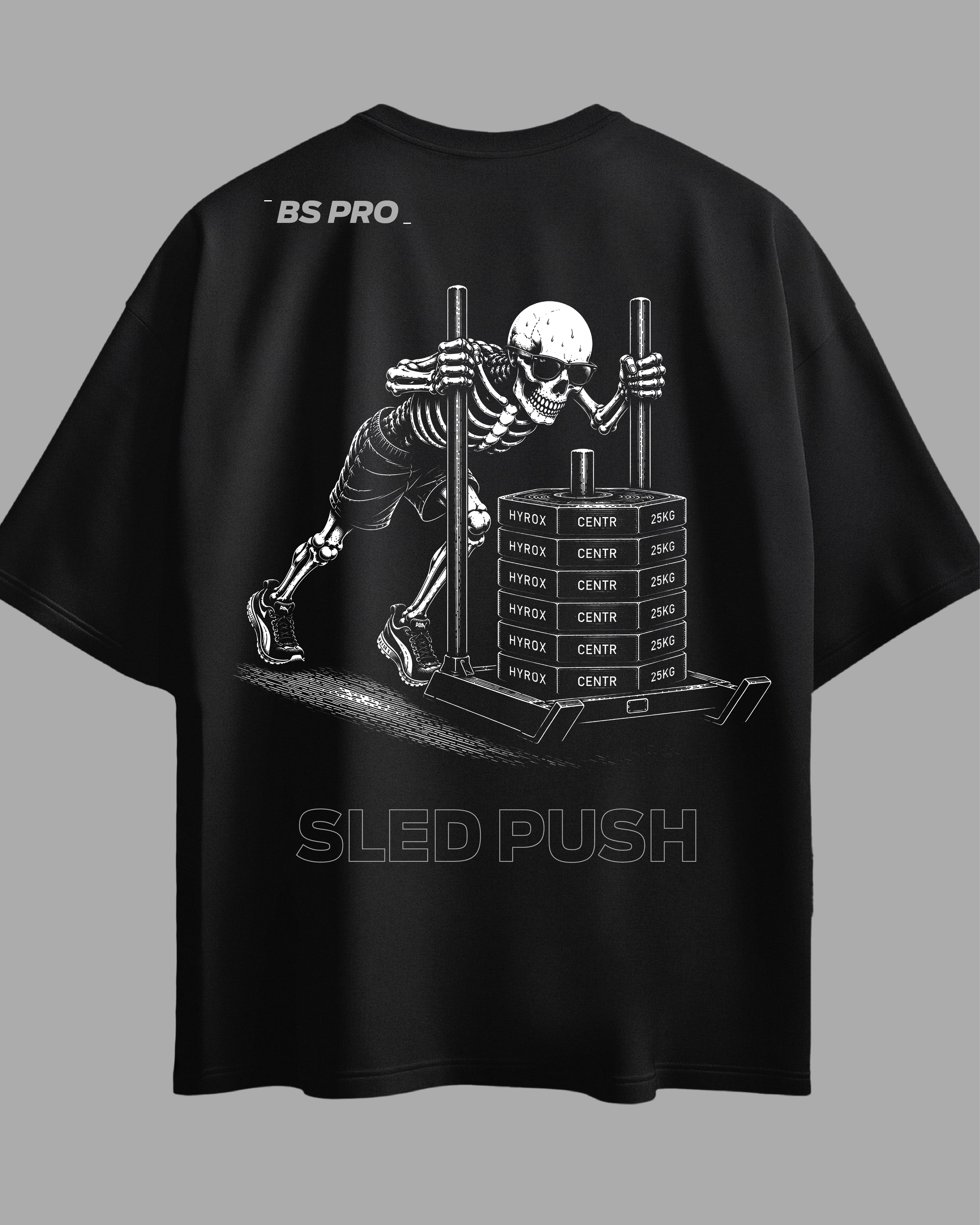 Oversized Exclusive - Hybrid Sled Push Preta
