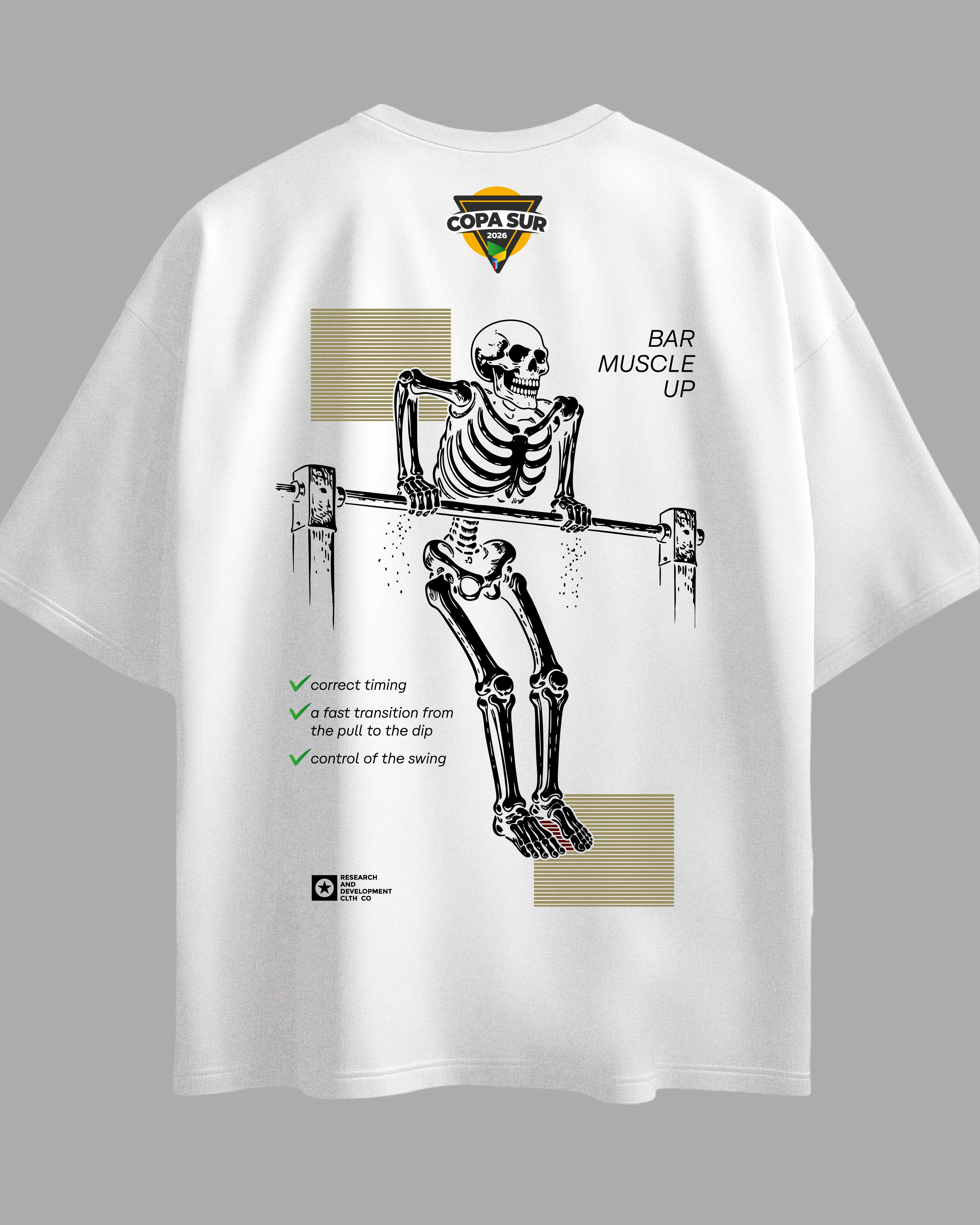 Oversized - Bar Muscle Up Copa Sur Branca