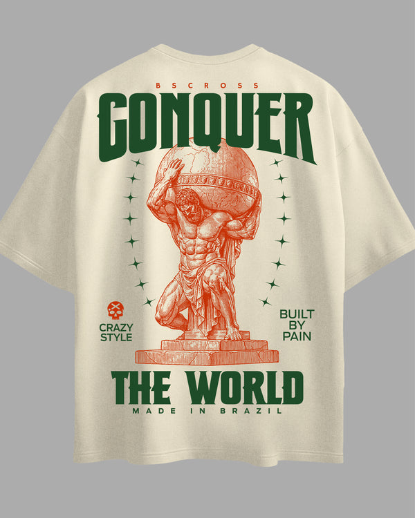 Oversized Exclusive - Conquer Off White