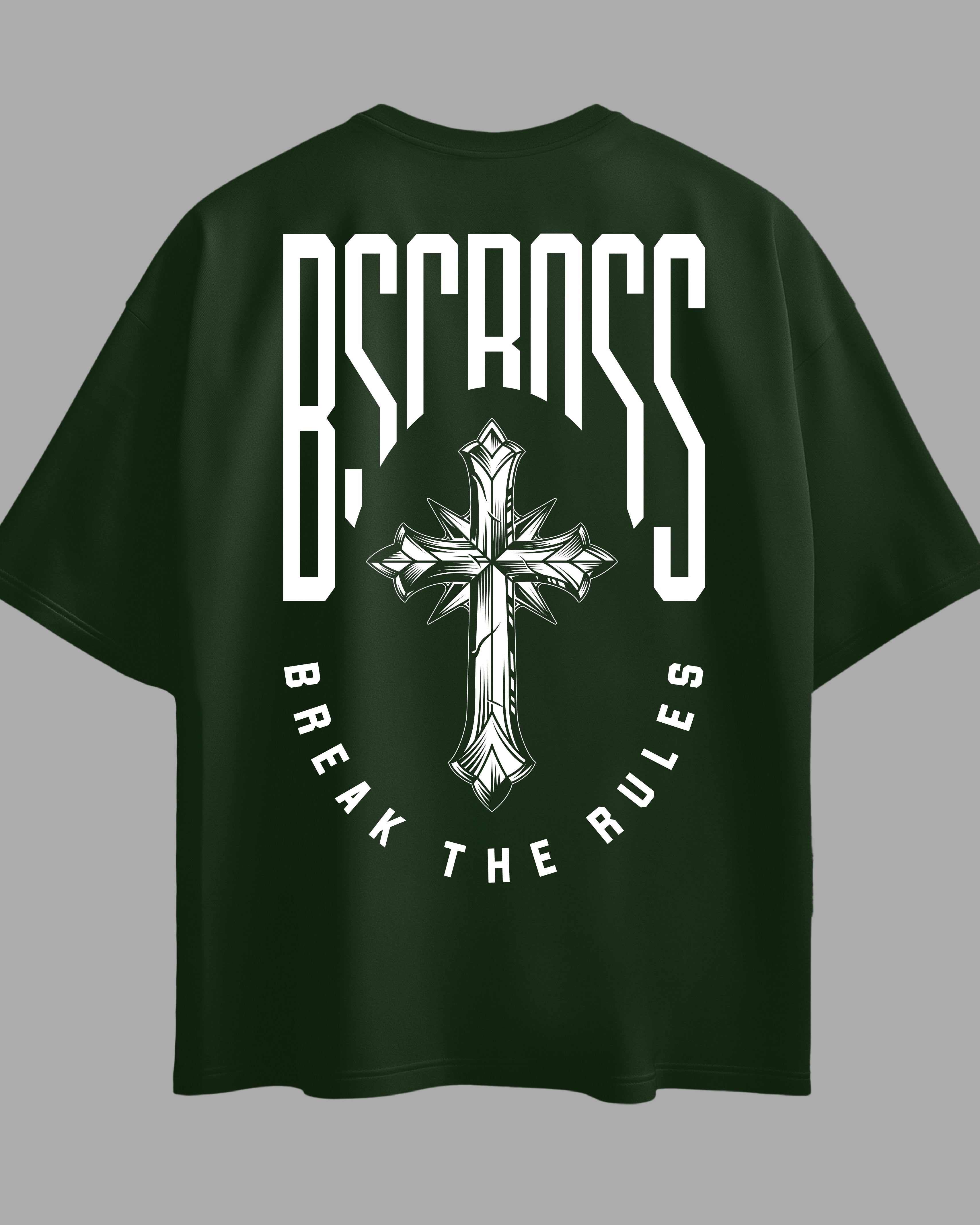 Oversized Exclusive - Cross Diamond Verde