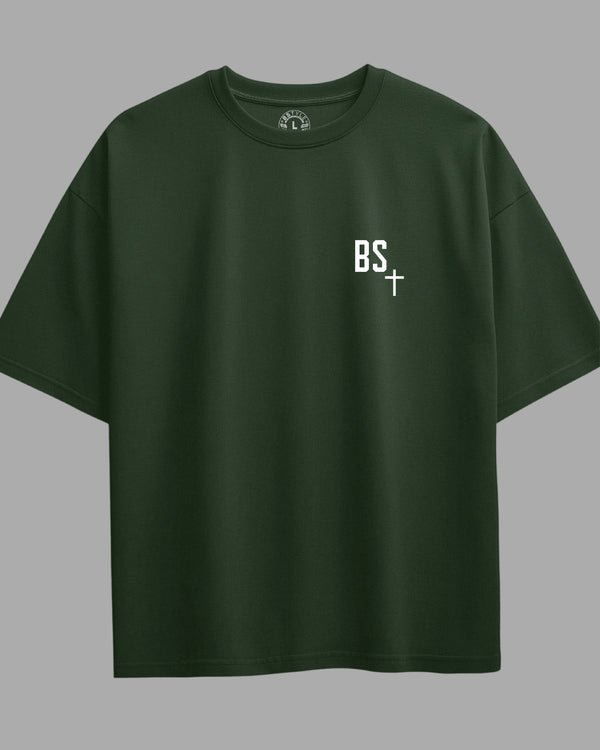 Oversized Exclusive - Cross Diamond Verde
