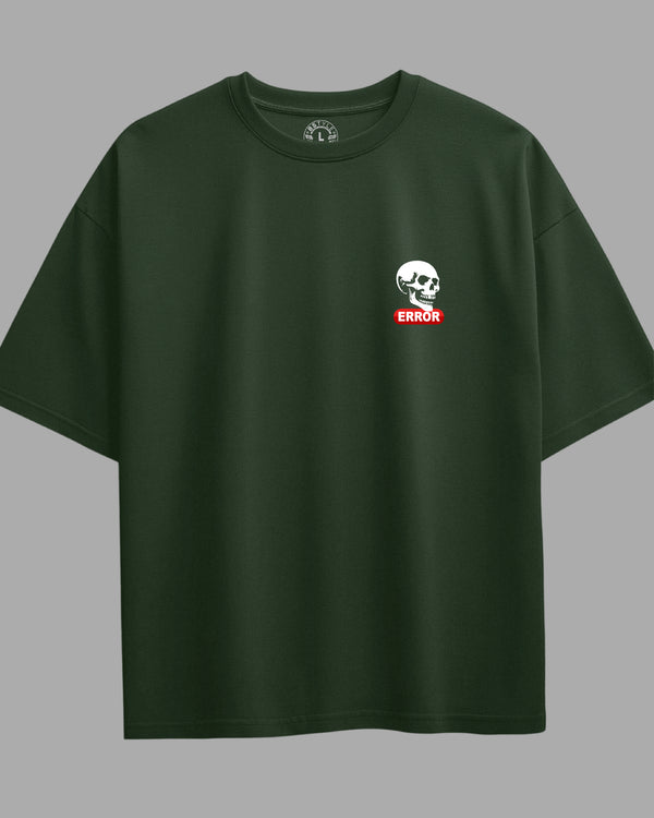 Oversized Exclusive - Error 404 Verde