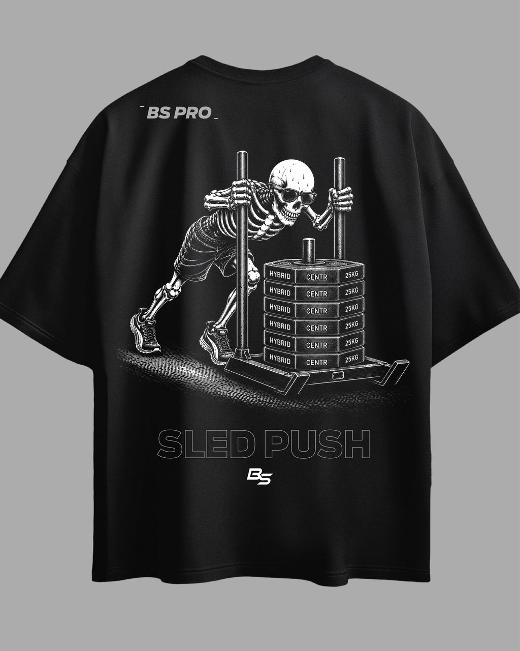 Oversized Exclusive - Hybrid Sled Push Preta