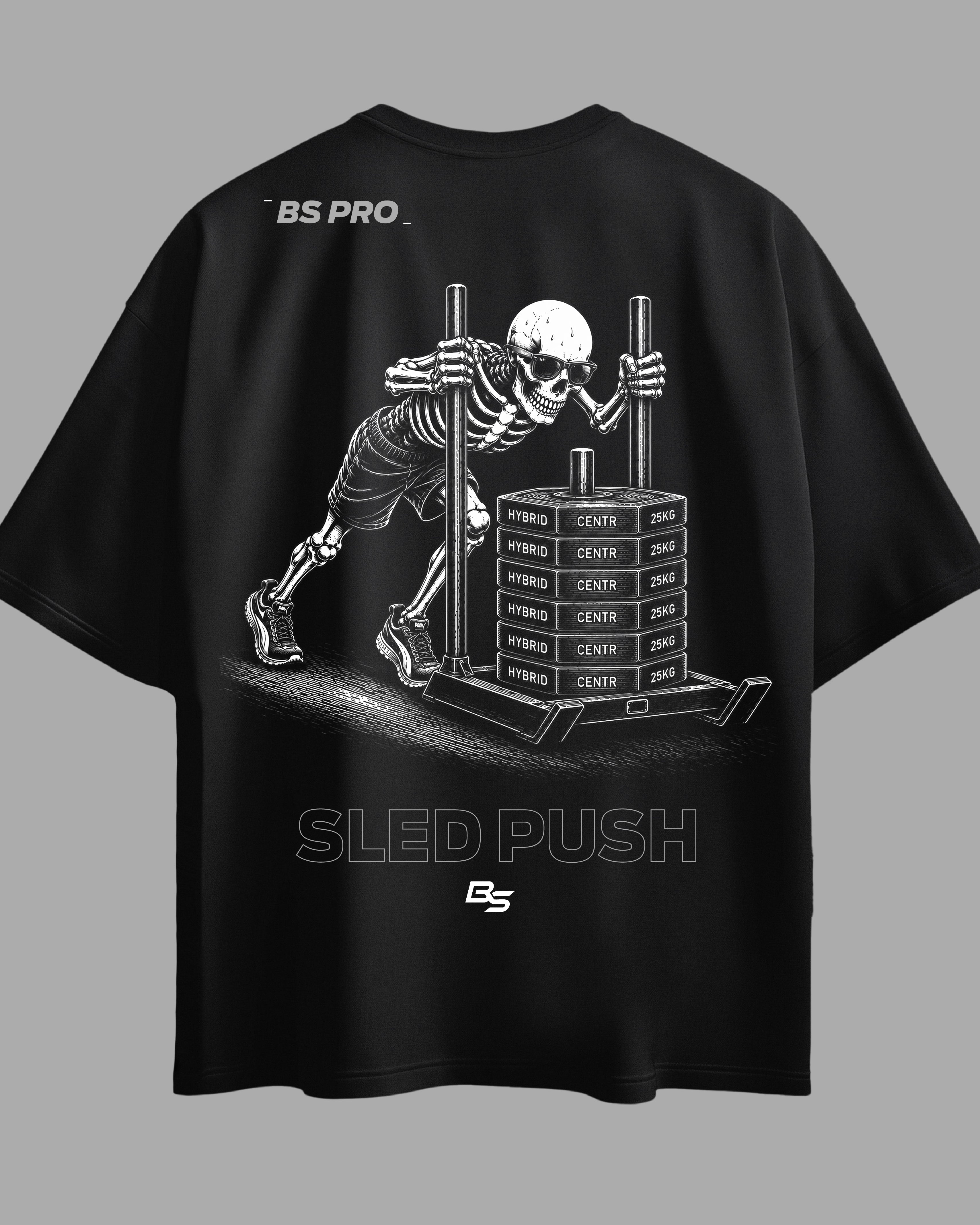 Oversized Exclusive - Hybrid Sled Push Preta