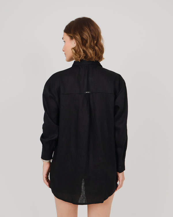 Camisa Miranda Manga Longa - Preta