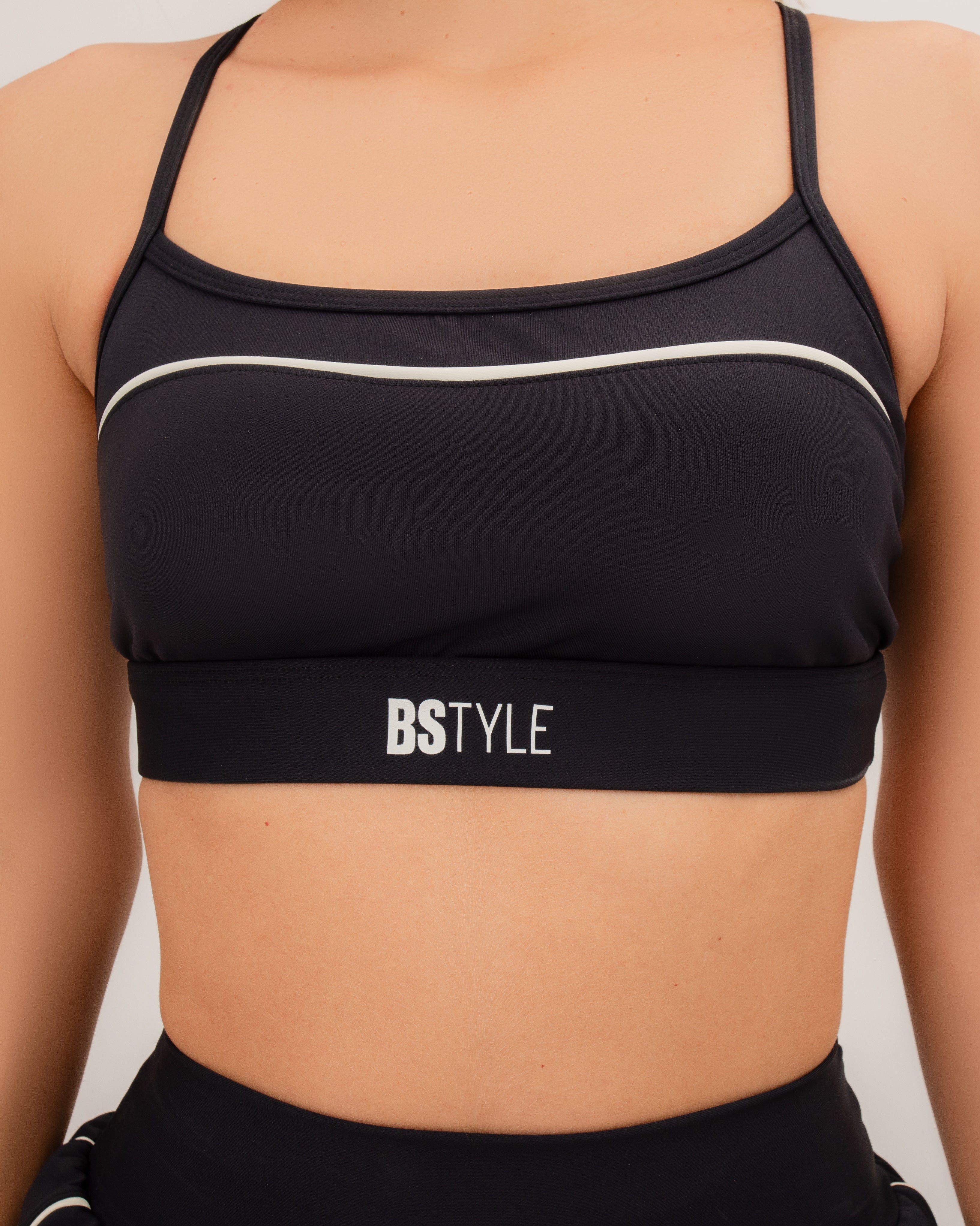 Top Frente Única c/ Debrum - Preto