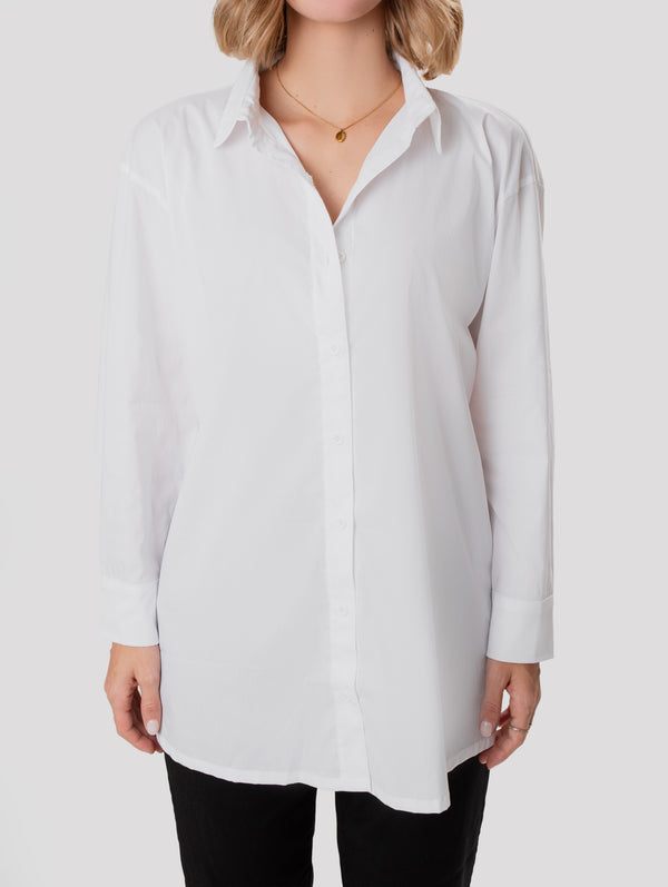 Camisa Miranda Manga Longa - Branca