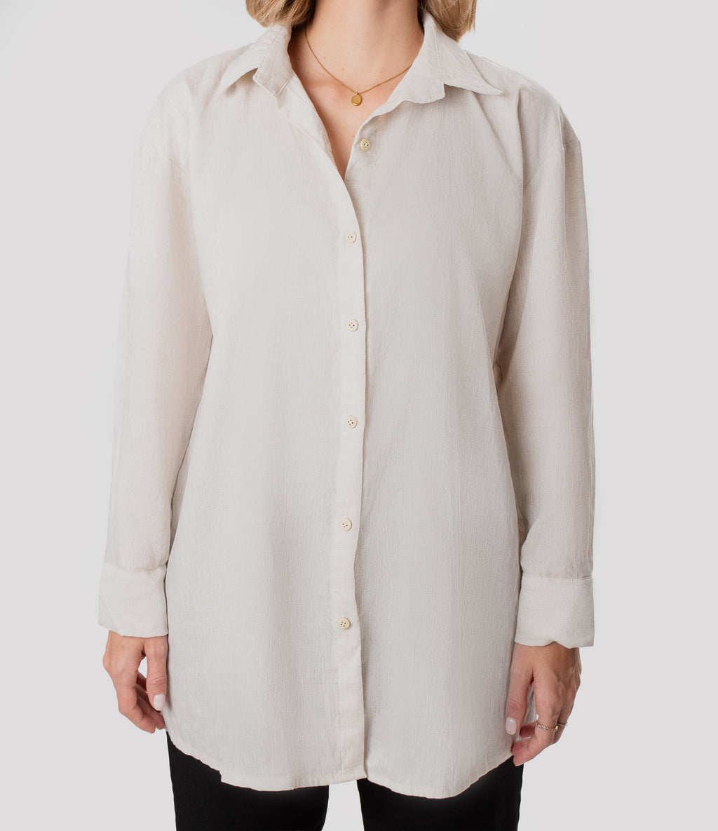 Camisa Miranda Manga Longa - Off White