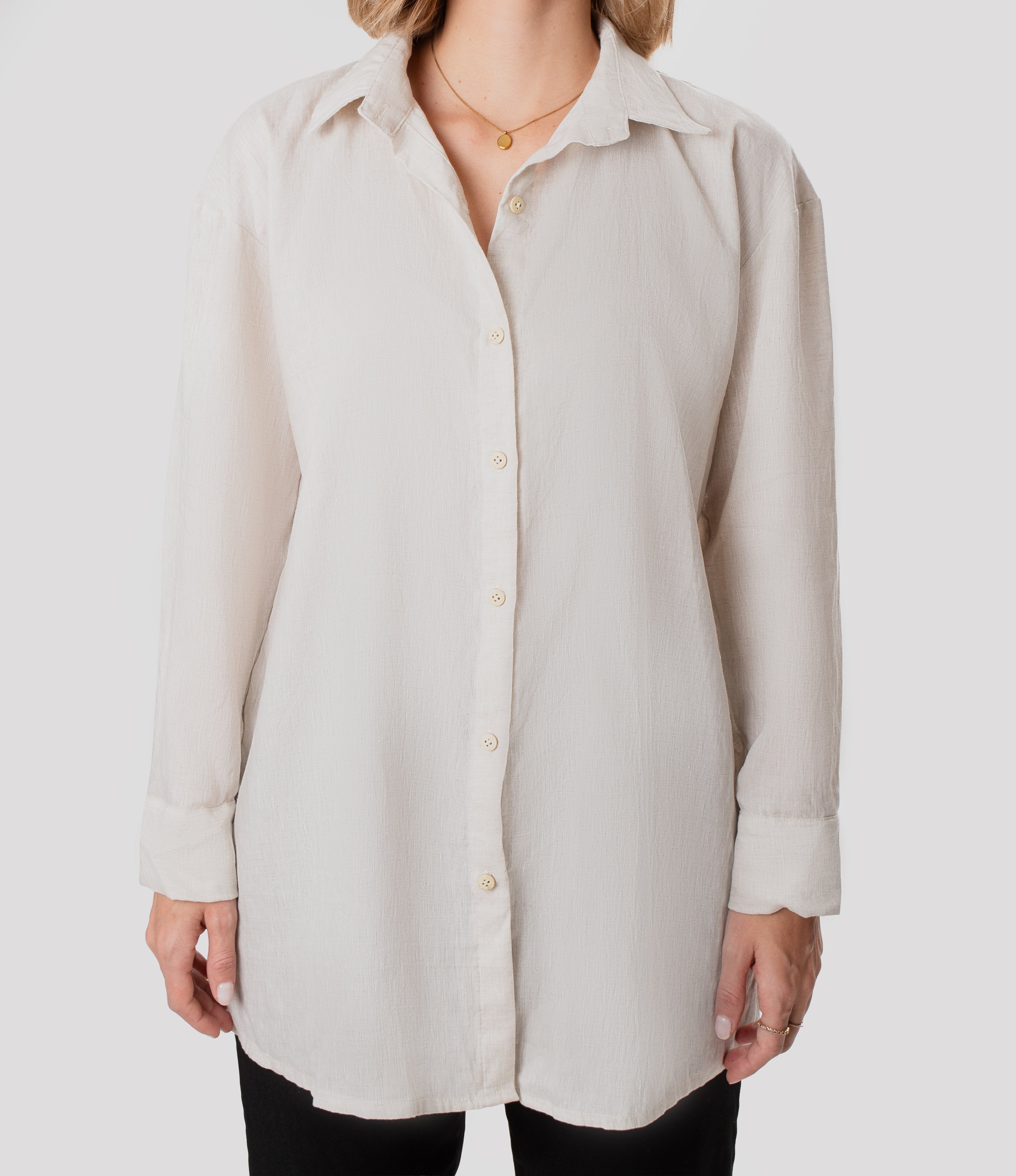 Camisa Miranda Manga Longa - Off White