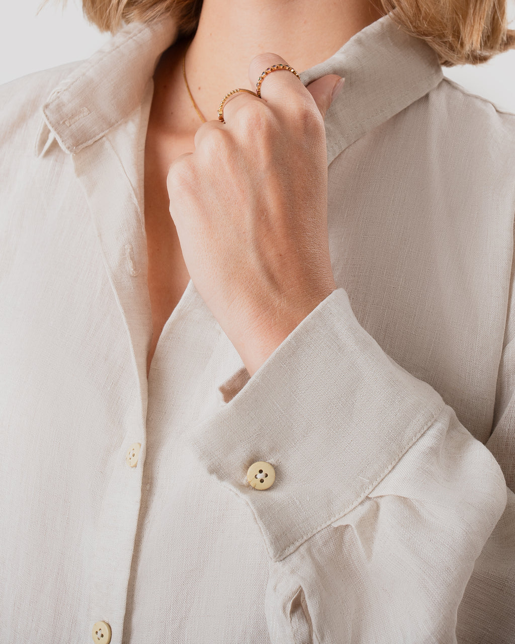 Camisa Miranda Manga Longa - Off White