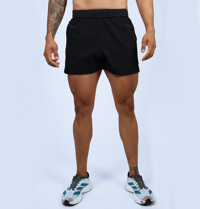 Short Curto c/ Bolso e Zíper - Preto