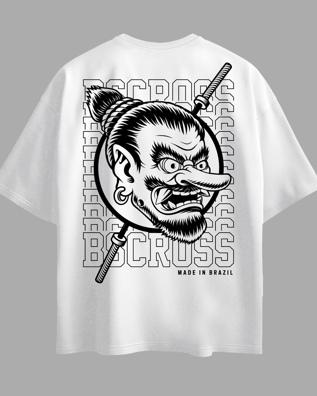 Oversized Exclusive - Japanese Mask Branca