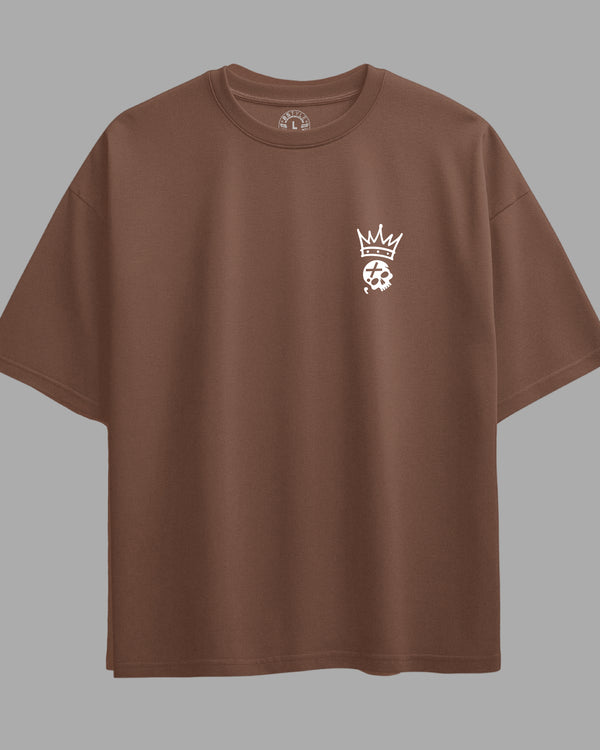 Oversized Exclusive - Jesus is The King Marrom