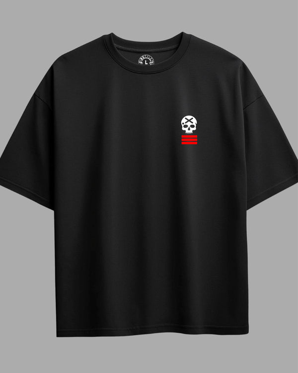 Oversized Exclusive - Military Old School Preta