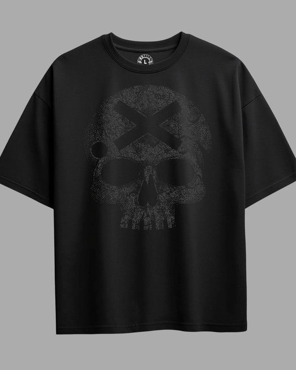 Oversized Exclusive - Black Skull Preta