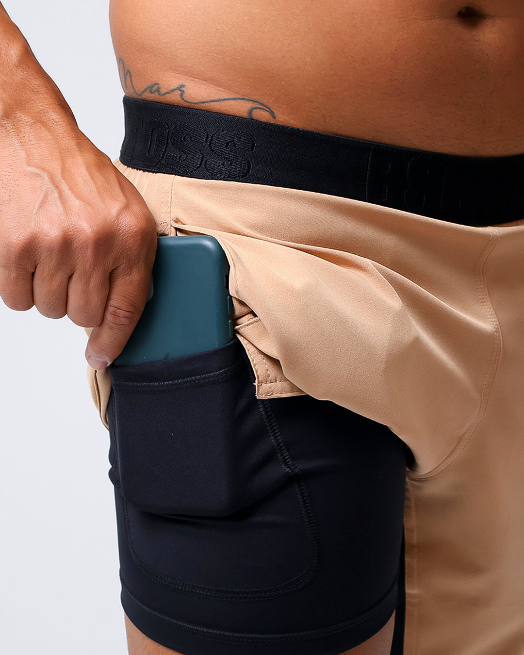 Short Masc Cós Elástico c/ Térmico - Dawn