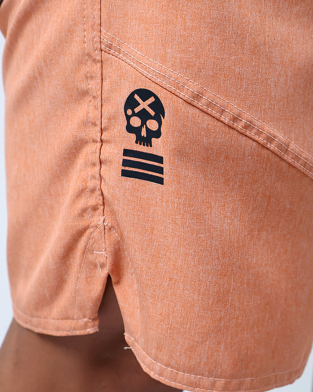 Short Masc c/ Bolso e Zíper - Laranja