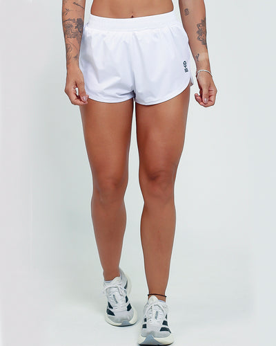 Short Fem Tactel Run - Branco