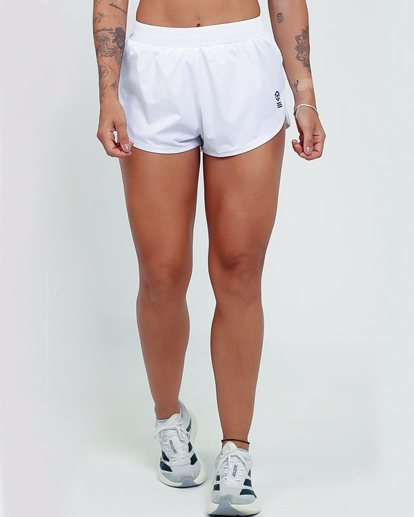 Short Fem Tactel Run - Branco