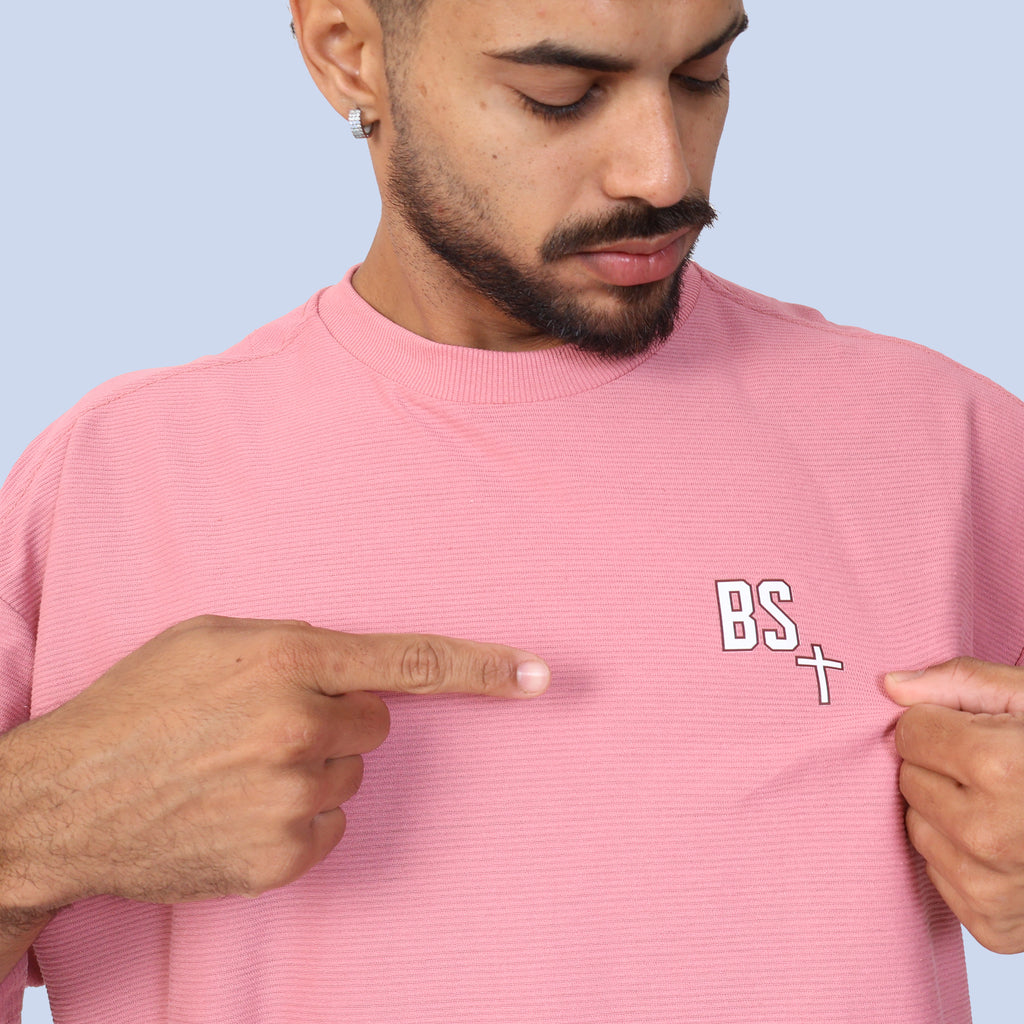 Big Oversized Cruz - Rosado