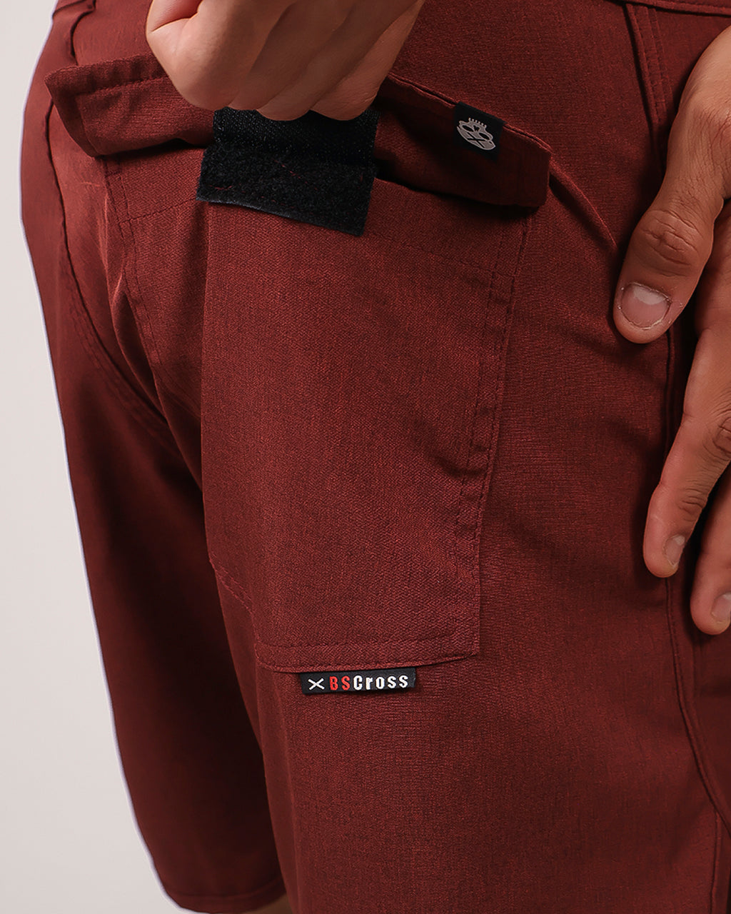 Berm Speed One Color - Mescla Vinho