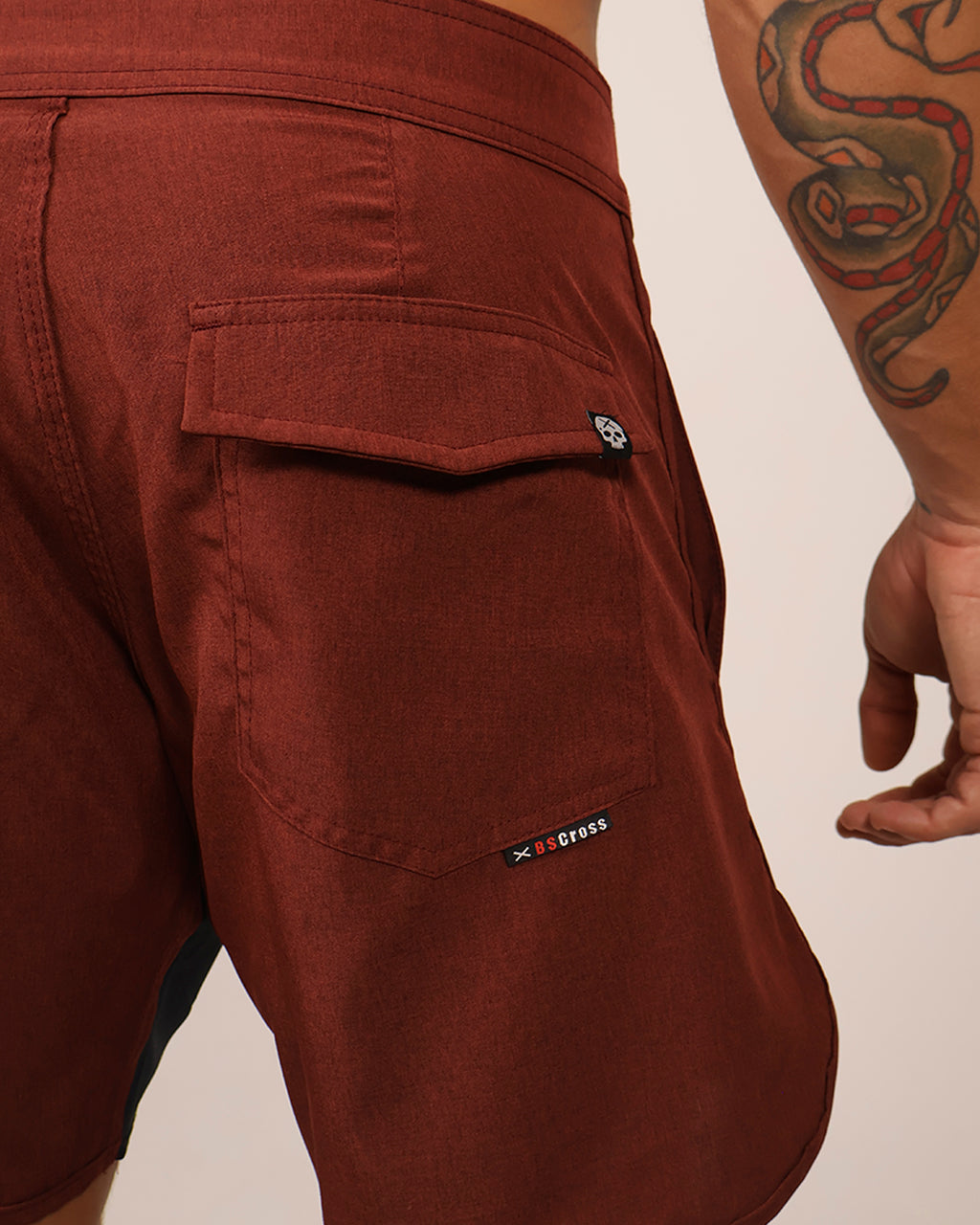 Berm Speed One Color - Mescla Vinho