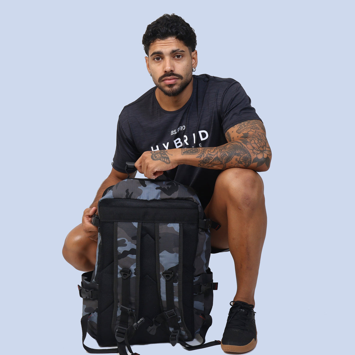 Mochila Elite II Bscross - Camuflado Cinza