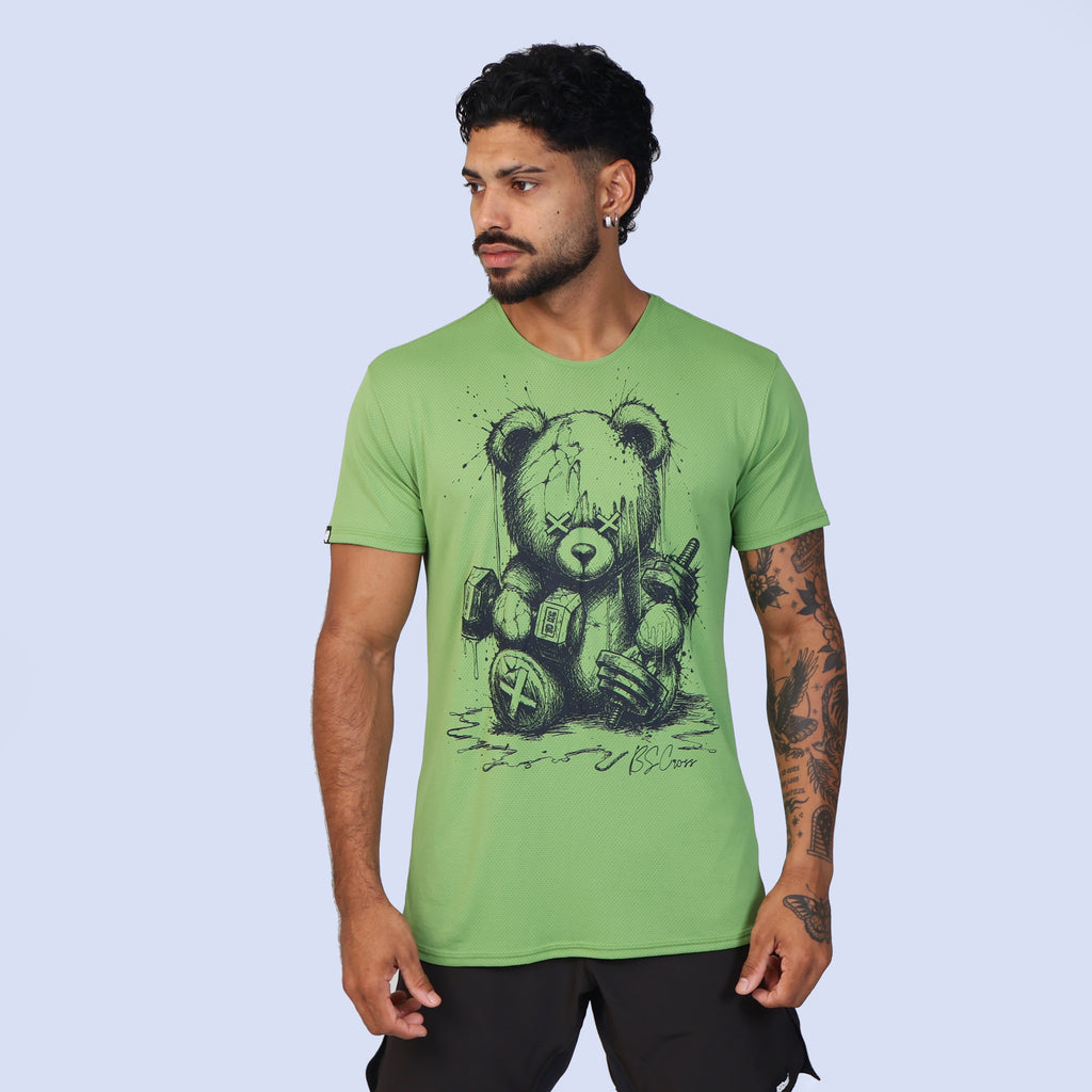 Camiseta BSCROSS BEAR - Verde