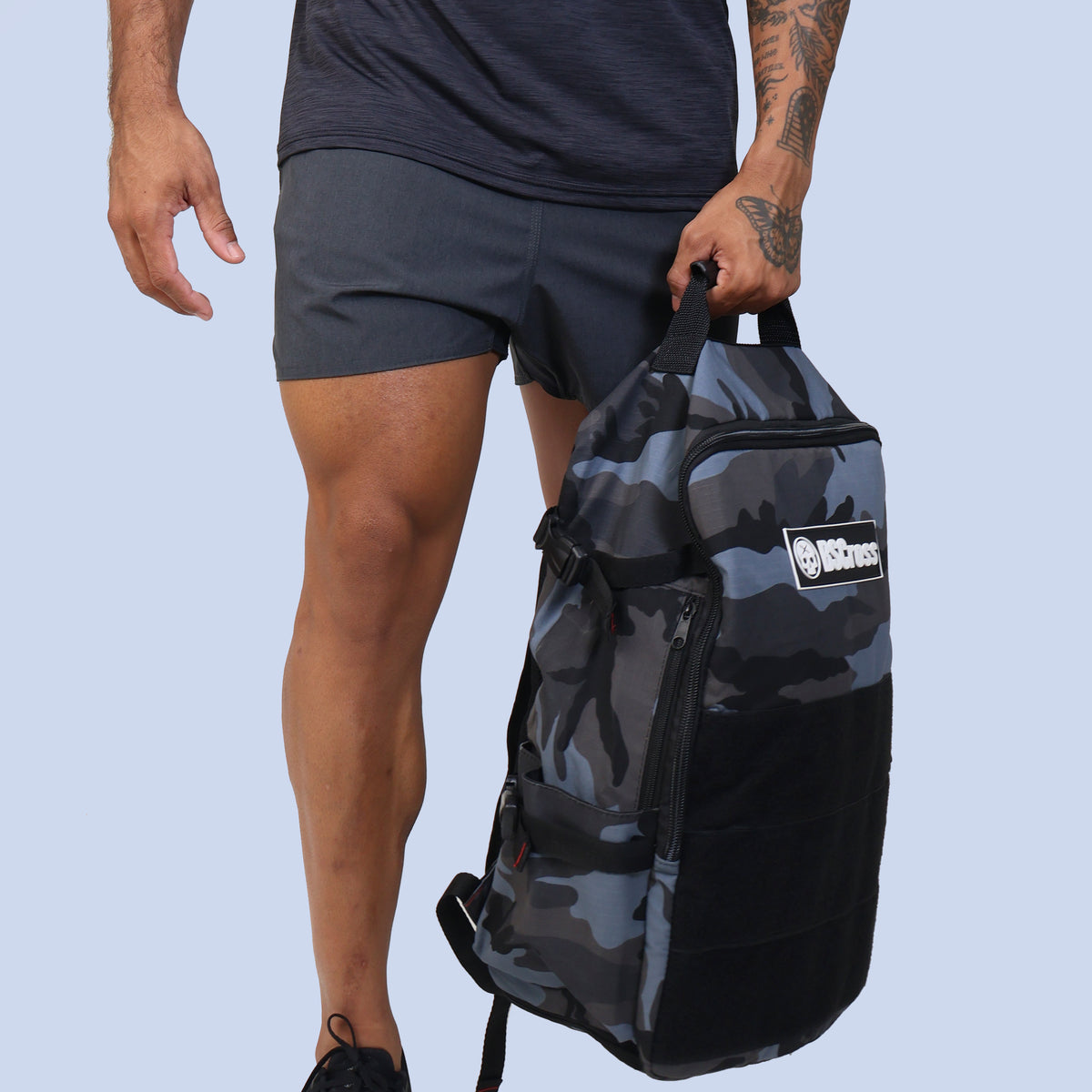 Mochila Elite II Bscross - Camuflado Cinza