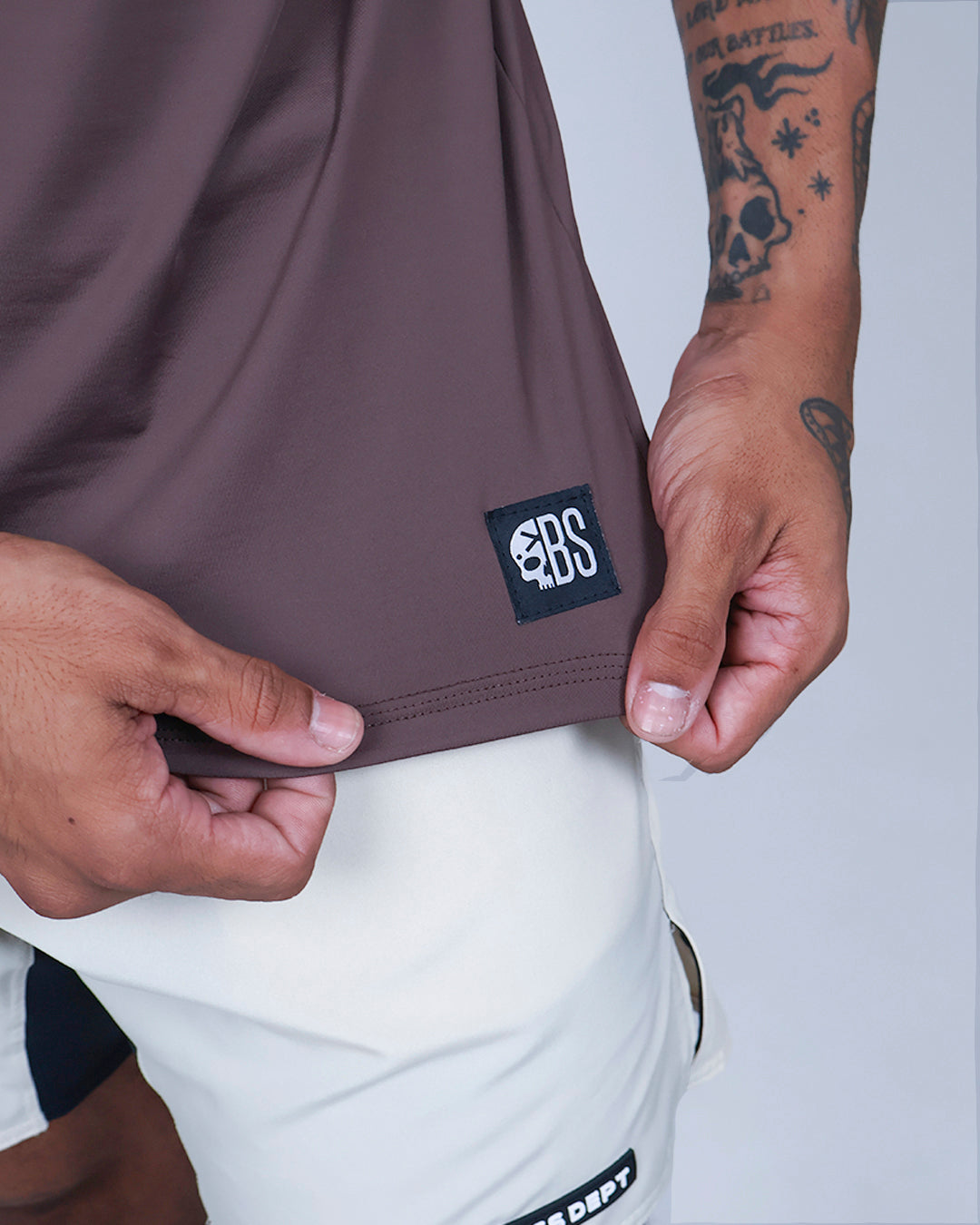 Regata Machão Skull Run - Marron