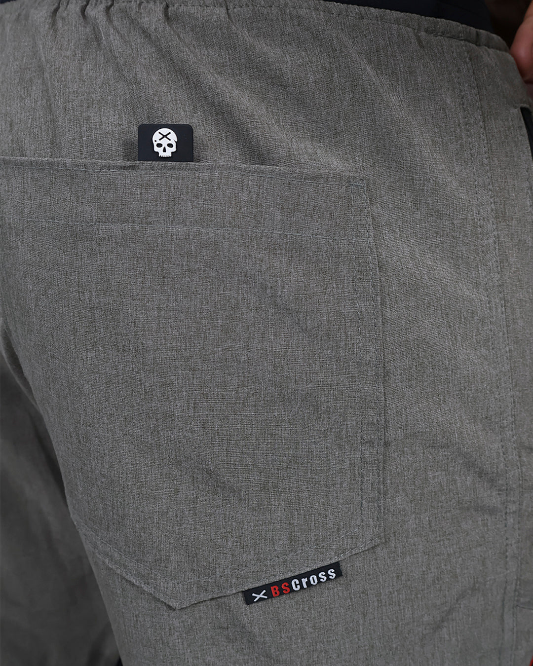 Short Masc c/ Bolso e Zíper - Concreto